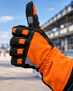 Guantes de Carreras Ligeros e Impermeables para Hombre, con Protección de Nudillos, Antideslizantes, de PU, para Motocicleta y Motocross, con Pantalla Táctil y Cierre de Gancho y Bucle - Product Image 4