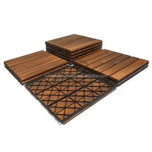 Carreaux de terrasse en bois de teck de haute qualité, antidérapants, étanches et écologiques, certifiés FSC, patio de jardin intérieur - Product Image 4