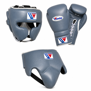 Set de Boxeo Profesional de Alta Calidad, Guantes de Cuero Vacuno con Cierre de Cordones, Ligeros, Transpirables y de Secado Rápido para Adultos - Product Image 1