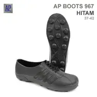 รองเท้าเซฟตี้ AP รุ่น 967 สีดำ - รองเท้าบูทยาง PVC กันน้ำ ทนทานสูง - Product Image 2