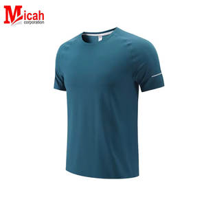 T-shirt de sport pour homme à séchage rapide, manches courtes, décontracté, imprimé toile multicolore, anti-plis, personnalisé, nouvelle collection 2026, respirant pour l'entraînement - Product Image 1