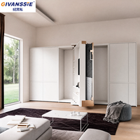 Maßgefertigtes Modulares Multifunktionales Drehbares Murphy-Bett Faltbarer TV-Schrank Modernes Design Eisenrahmen Feuerfest Wasserdicht Einfach
