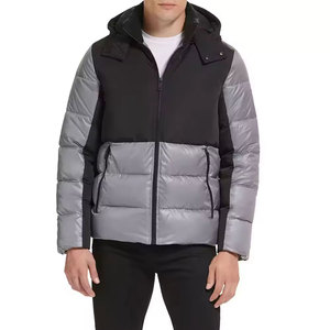Veste d'hiver rembourrée à capuche de haute qualité fabriquée au Pakistan avec logo sur le devant, design personnalisé, vente en gros pour hommes - Product Image 1