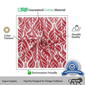 Nappe ronde moderne en coton 100% à motifs floraux, tissée, avec tissu imperméable et anti-taches pour la salle à manger, la cuisine et la décoration de la maison - Product Image 3