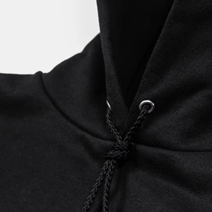 Custom <b>Zip</b> up Print Oversize logo Rhinestone Black 1.1 100% Cotton Winter Hoodie for Men's - Product Image 6