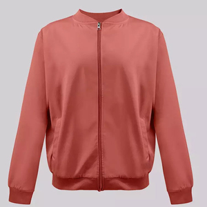 Blouson bomber décontracté pour homme en toile enduite, coupe ajustée, style streetwear hiver, avec col montant et logo frontal, pour un look hip-hop - Product Image 3