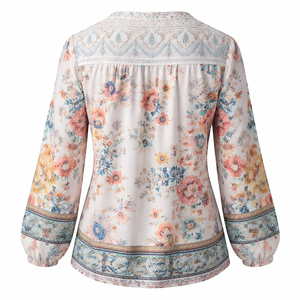 Camisas de Mezcla de Poliéster Personalizadas al por Mayor para Mujer - Fabricante OEM Directo de Camisas Personalizadas para Mujer al por Mayor - Product Image 2