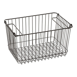 Elegant Round Shape Iron <b>Wire</b> Fruit <b>Basket</b> with Handles <b>for</b> Table Top Kitchenware Fruits Vegetables <b>Storage</b> <b>Baskets</b> - Product Image 6