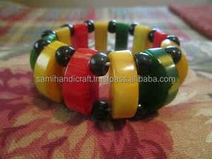 Best Quality SAMI HANDICRAFTS Resin Fashion <b>Bangles</b> Mini Long Bead Multi Color Classic Popular Designs for <b>Men</b> Women Anniversary - Product Image 4