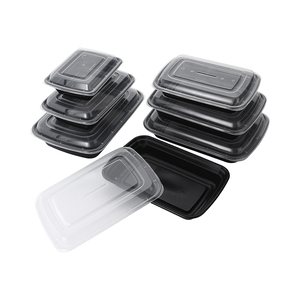 42oz Rectangular Microwaveable <b>Container</b> with <b>Lid</b>, 150 Sets (50/6) - Product Image 5