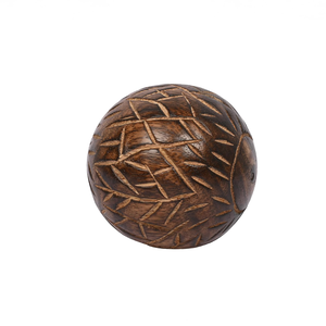 Ensemble de 3 boules décoratives en bois pour la maison, boules en bois faites à la main pour centre de table, présentoir de bol, salon, chambre, bureau - Product Image 3