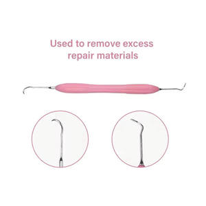 7pcs Lightweight Silicone Handle Dental LM Composite Filling Restorative Instruments Kit Steel CE Certified by <b>Blush</b> Surgical - Product Image 3