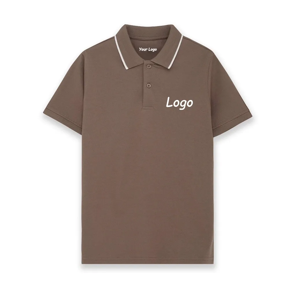Vente de gros Polo uni T-shirt pour hommes Polos avec logo personnalisé T-shirts pour hommes Chemise de golf du Vietnam