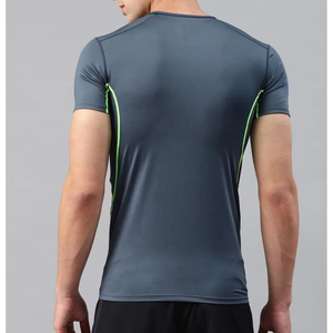 Sports Lightweight <b>Stretchy</b> 100% Polyester <b>Mens</b> Customized Compression T-Shirts Digital Printing 120g Eco-Friendly Quick Dry - Product Image 4