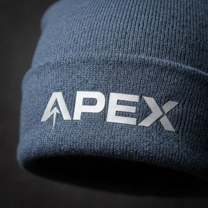 Men's Blue Beanie Hat Knit Cuffed <b>Winter</b> <b>Cap</b> Streetwear Unisex Custom Logo Wholesale Fashion - Product Image 6