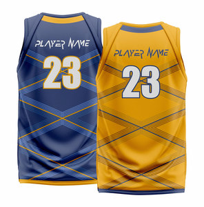 Conjunto de Uniforme de Baloncesto para Equipo, Jersey sin Mangas Sublimado y Pantalones Cortos con Patrón Geométrico, Cuello en V, Poliéster Transpirable, Unisex para Adultos - Product Image 3