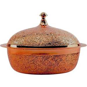Casserole en acier de conception élégante de fil avec le couvercle ouvré pour le réchauffeur de nourriture de restauration de mariage du Golfe et l'utilisation de service de buffet - Product Image 6