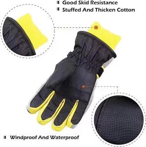 Guantes de Esquí para Hombre y Mujer, para Ciclismo y Pesca al Aire Libre, Cálidos, de Nailon y Terciopelo, Gruesos, Impermeables, Antideslizantes, para Invierno - Product Image 6
