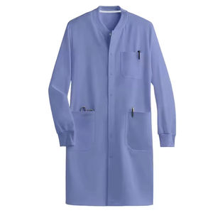 Vestes d'uniformes d'infirmières et blouses de laboratoire blanches personnalisées pour le personnel médical et pharmaceutique, avec logo imprimé – Meilleures ventes estivales - Product Image 1