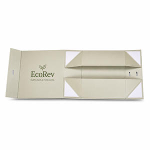 Custom Printed Luxury Eco-Friendly Biodegradable Rigid Cardboard Folding <b>Magnetic</b> Gift Packaging <b>Boxes</b> Recycled Materials - Product Image 3