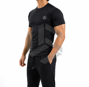 T-shirt de compression unisexe personnalisé pour MMA avec tissu Spandex/Coton, séchage rapide, pour la salle de sport, l'entraînement et le fitness - Product Image 3