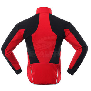 Veste de cyclisme sur route personnalisée, très vendue, col montant, manches longues, séchage rapide, Spandex/Polyester, poches arrière ajustées - Product Image 3