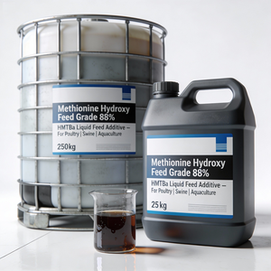 Metionina Hidroxilada Líquida de Grado Alimenticio para Acuicultura y Alimentación de Ganado - Product Image 4