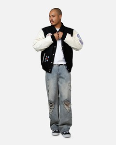 Chaquetas Varsity Personalizadas para Hombre, Estilo Casual, con Cuello Alto, Calidad Premium, Chaquetas Universitarias de Béisbol para Hombre - Product Image 3