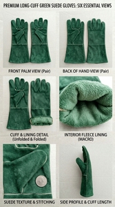 Durable Safety Welding Gloves for <b>BBQ</b> Oven <b>Grill</b> and Industrial Work - Product Image 6