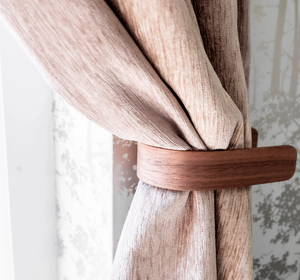 Wood Curtain <b>Tiebacks</b> Direct Manufacturer Bedroom Living Room Houseware Wood Curtain Holdback Best Prices - Product Image 1