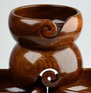 Wooden <b>Yarn</b> Bowls High Quality - Product Image 3