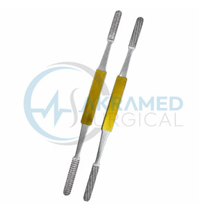 Râpe nasale double extrémité TC Fomon 7 8 3 4 en acier inoxydable, instrument de rhinoplastie certifié CE, outil chirurgical réutilisable AS-TF-54516 - Product Image 3