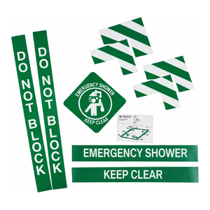 Kit de Señalización para Ducha de Emergencia Brady con Señal de Advertencia para Áreas de Seguridad en Laboratorios - Product Image 2