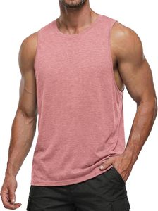 <b>Mens</b> Fashion Tank Top Casual Sleeveless Vest Lightweight Cotton Gym <b>Singlet</b> Modern Fit Workout Shirt Summer Sportswear <b>For</b> <b>Men</b> - Product Image 2