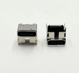 Tùy chỉnh <span class=keywords><strong>USB</strong></span> Loại C nữ nối 16pin ổ cắm <span class=keywords><strong>USB</strong></span> 3.1 90 độ cho PCB điện tử <span class=keywords><strong>SMT</strong></span> - Product Image 4