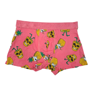 Men's Pink <b>Boxer</b> Briefs Mid-Rise polyester spandex underwear Knitted Breathable Solid Color Adult Underwear Mens Underwear <b>Boxer</b> - Product Image 1