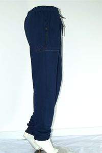 Navy <b>Blue</b> <b>Women's</b> <b>Cargo</b> Pants Regular Fit Breathable Cotton Blend Custom Embroidery High Waist Drawstring Closure Streetwear - Product Image 3