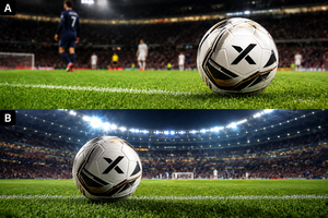 Ballon de football personnalisé X, blanc, noir, or, logo X, ballons de football pour tournois |   OEM ODM |   Fabricant |   Design haut de gamme - Product Image 6