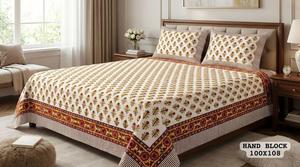 Parure de lit en coton de qualité supérieure, drap-housse king size et 2 taies d'oreiller réversibles à fermeture éclair, disponible à la vente. - Product Image 3