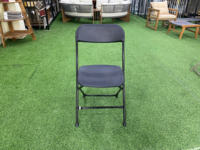 Chaise pliante moderne en acier inoxydable – Siège portable pour jardin et camping en extérieur