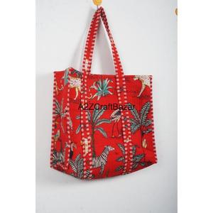 Bolso de Playa de Hombro con Asa Larga de Algodón a Rayas Hecho a Mano para Mujer - Diseño Bohemio Indio Ecológico de Gran Capacidad - Product Image 5