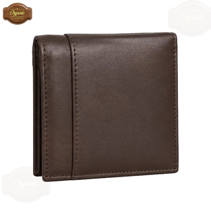 Portefeuille pliable en cuir Signature |   Portefeuille bifold en cuir véritable pour homme de qualité supérieure, fournisseur en gros OEM ODM - Product Image 1