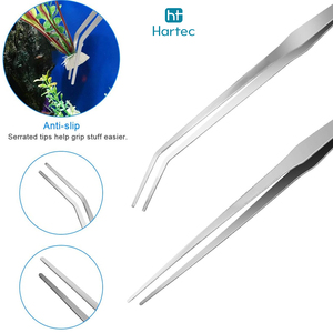 Kit de Herramientas para Acuarios, Pinzas de Acero Inoxidable, Tijeras, Herramienta para Aplanar Sustratos, Venta al Por Mayor - Product Image 4