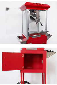 Machine <span class=keywords><strong>à</strong></span> <span class=keywords><strong>pop</strong></span>-<span class=keywords><strong>corn</strong></span> électrique Red Black Snack Maker Machine <span class=keywords><strong>à</strong></span> <span class=keywords><strong>pop</strong></span>-<span class=keywords><strong>corn</strong></span> commerciale avec chariot - Product Image 3