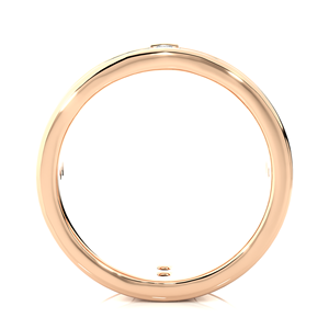 Anillo clásico de oro de 18 quilates con diamantes naturales para hombre, 0,28 quilates, forma redonda, 8 diamantes, joyería de diamantes para compromiso y boda - Product Image 2