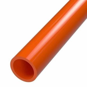 Tuyau DrainPro en PVC expansé orange de 160 mm, longueur 6 m, épaisseur 3 mm, raccord Sol Fit, marque Goldfinch, pour systèmes de drainage à haut débit - Product Image 5