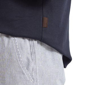 Polo en piqué de coton bleu marine à manches courtes pour homme, coupe classique, décontracté, respirant, tricoté, couleur unie - Product Image 6