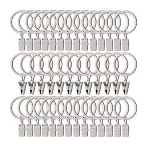 Wholesale Antique Brass <b>Curtain</b> Ring <b>With</b> Eyelet Heavy Duty Metal Drapery Rings Vintage Bronze Drape Sliding Loop Rings For Sale - Product Image 5