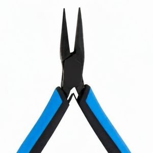Professional Chain Nose Pliers High Carbon Steel Jewelry Making Tool Precision Smooth Jaw Pliers with Ergonomic TPR Grip OEM - Product Image 2