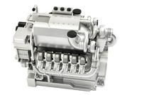 Moteur marin MTU d'origine 396 en stock Moteur diesel MTU MTU16V396TE74L